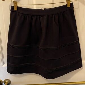 J. Crew Dark Navy Ribbed Mini Skirt size 0